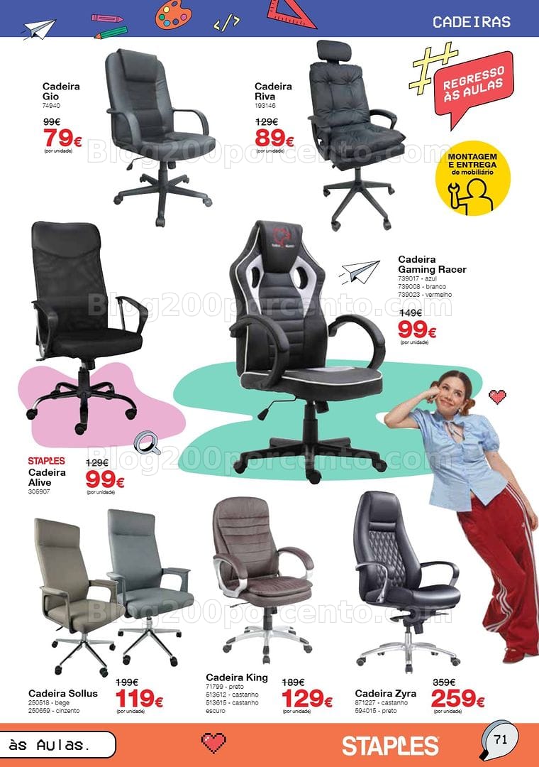 Antevisão Folheto STAPLES Regresso às Aulas Promoções de 17 agosto a 30 setembro